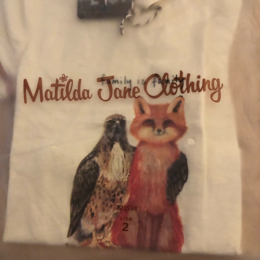 New “Matilda Jane” shirt size 2 with tag